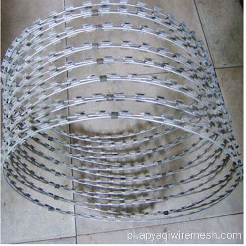 BTO22 BTO28 CONCERTINA Razor Wire z Duted Galvised
